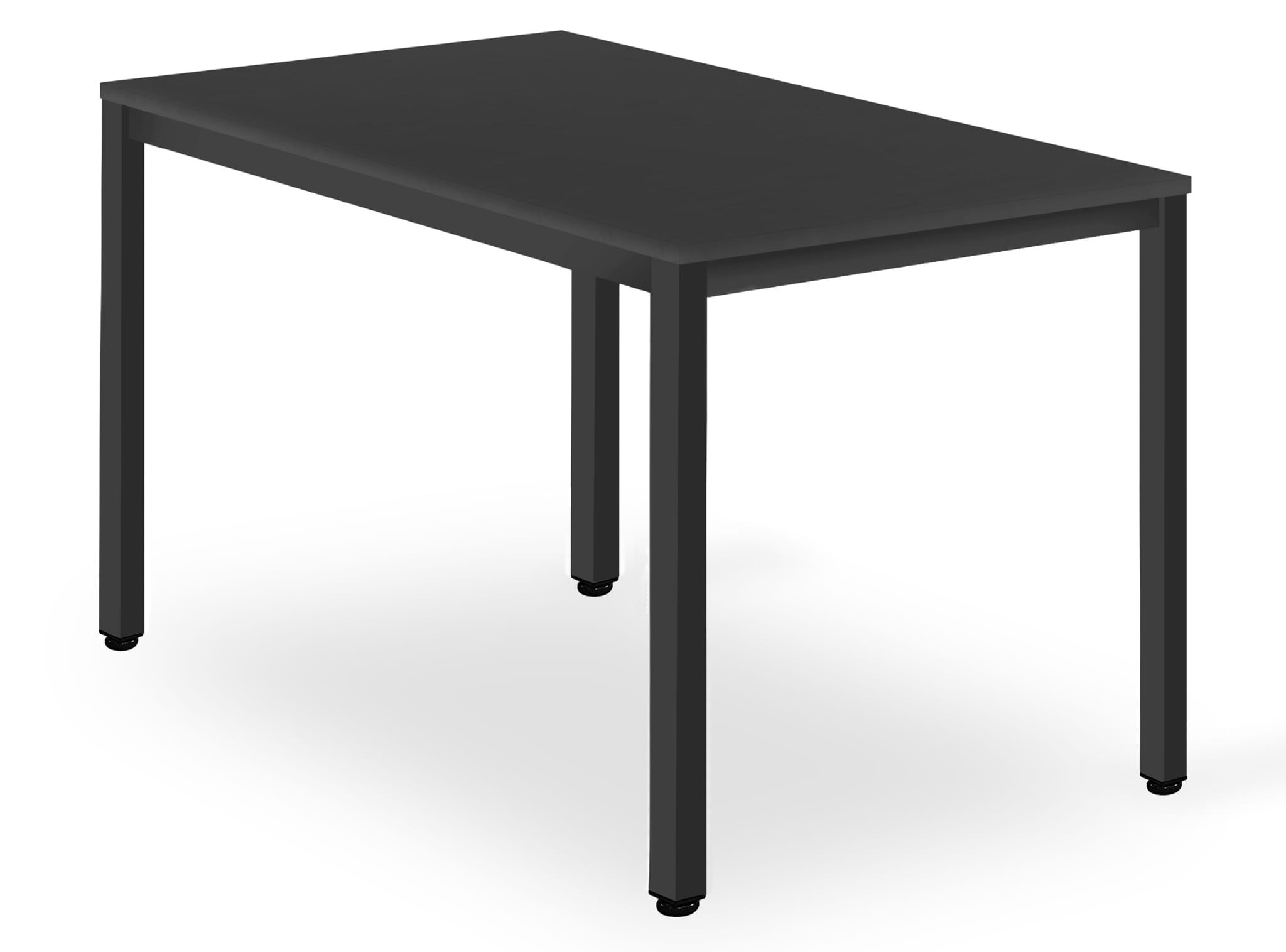 Stôl TESSA 120cm x 60cm - čierny / čierne nohy
