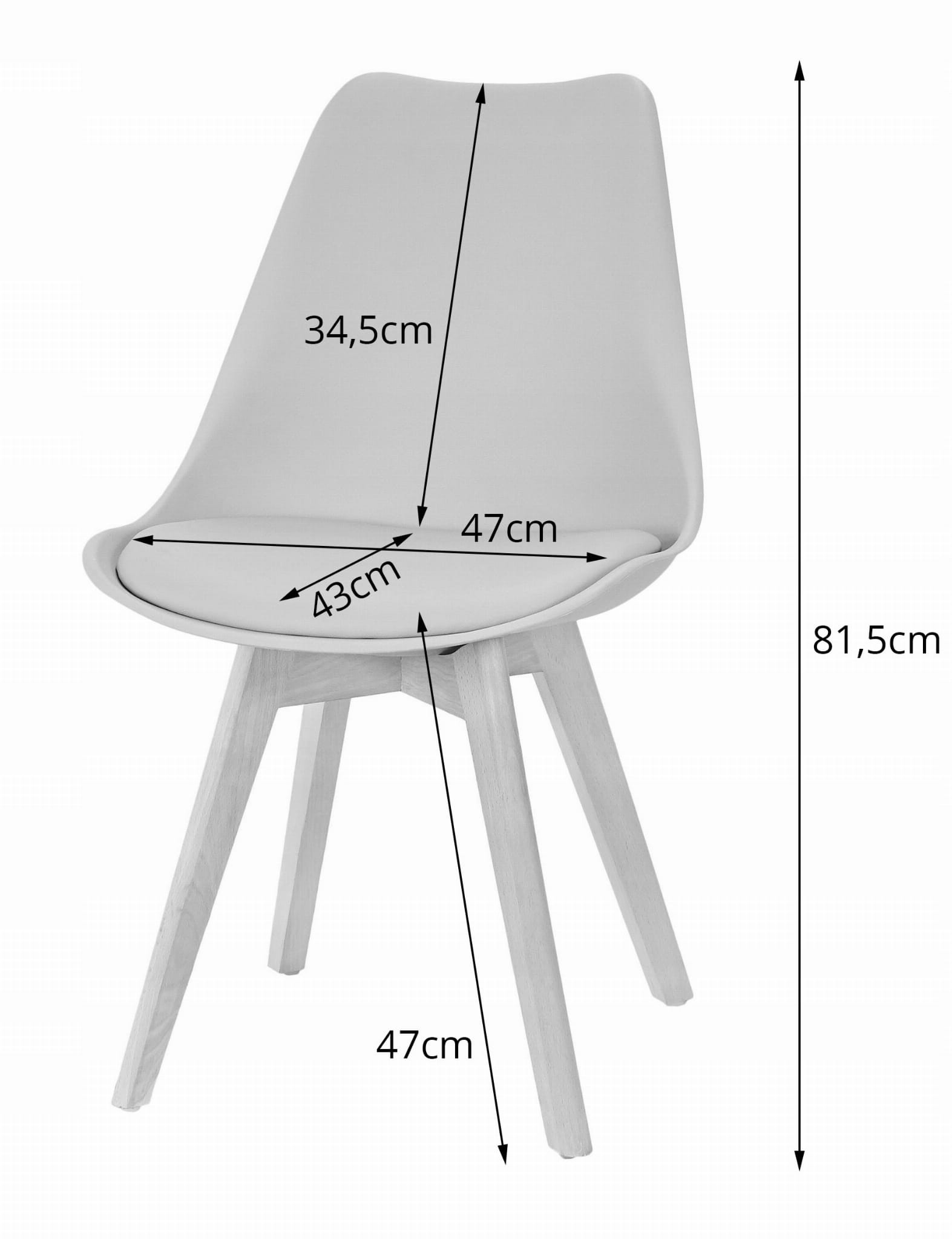 Obdĺžniková stolová súprava 120x80cm dub Sonoma + 4 stoličky MARK sivé