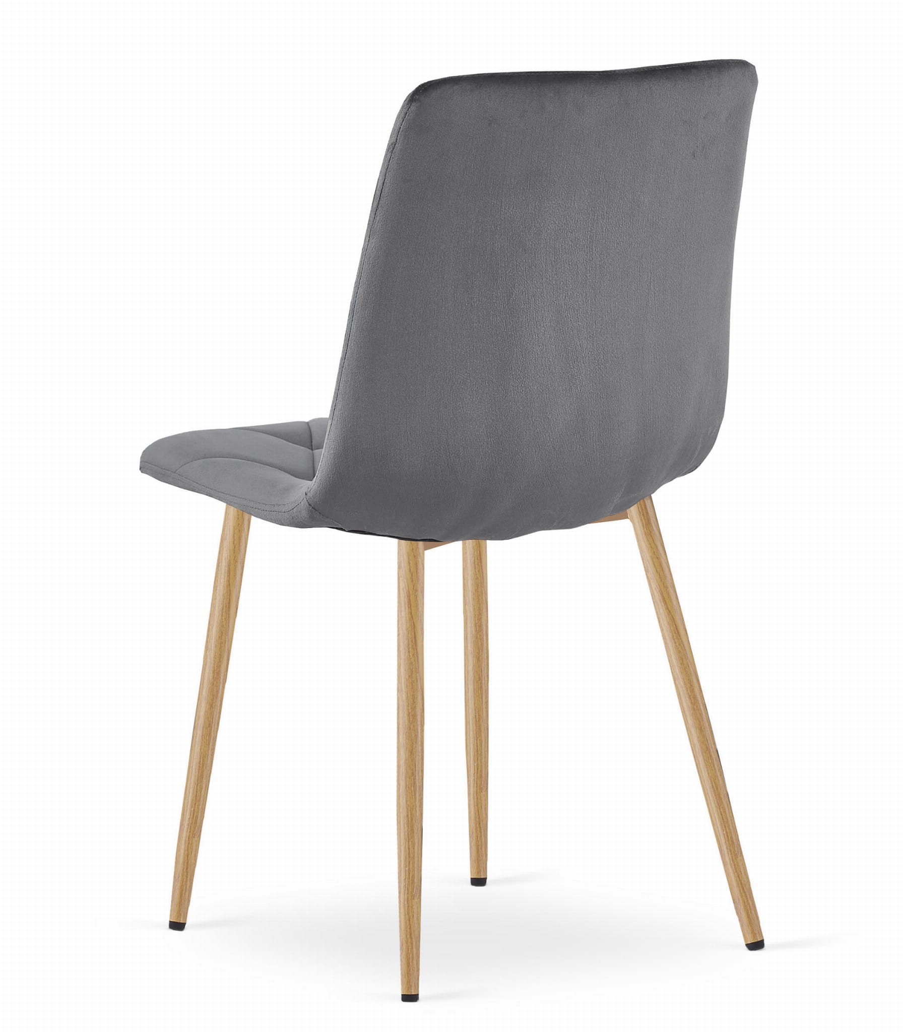 Sada stola NP 120x80cm dub Sonoma + 4 sivé stoličky LIBRA