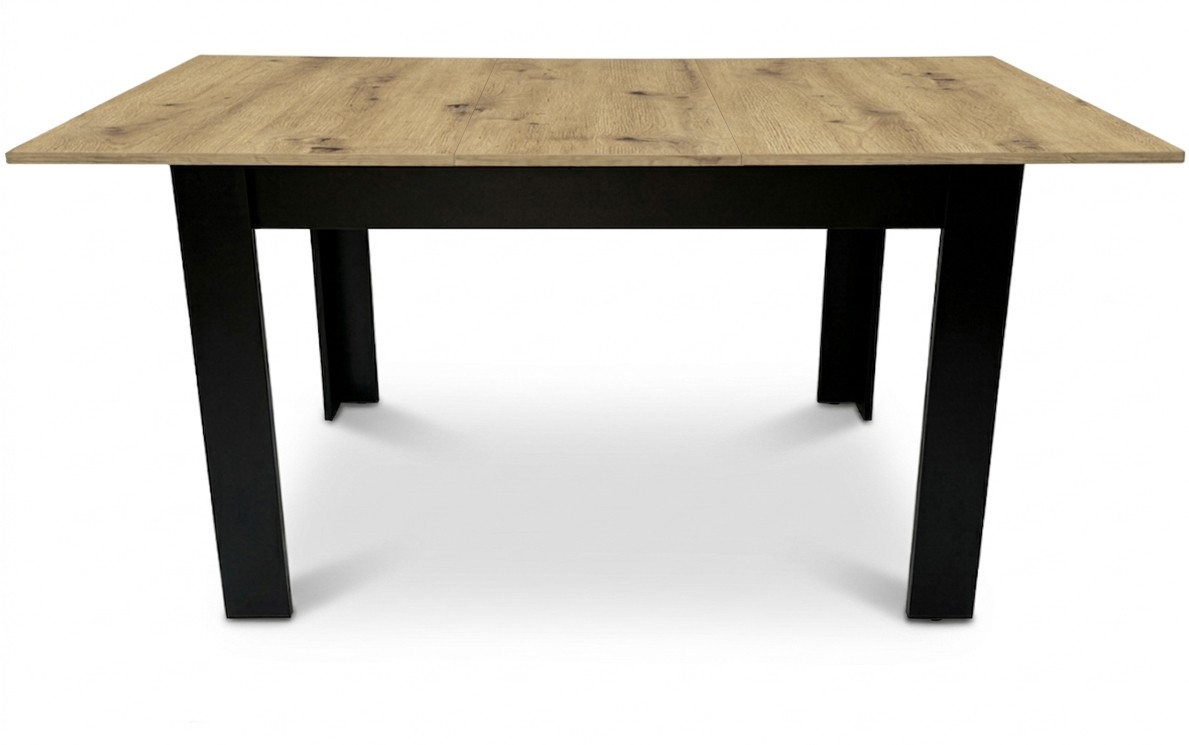 Stôl Artisan NP 120-160x80, čierne nohy