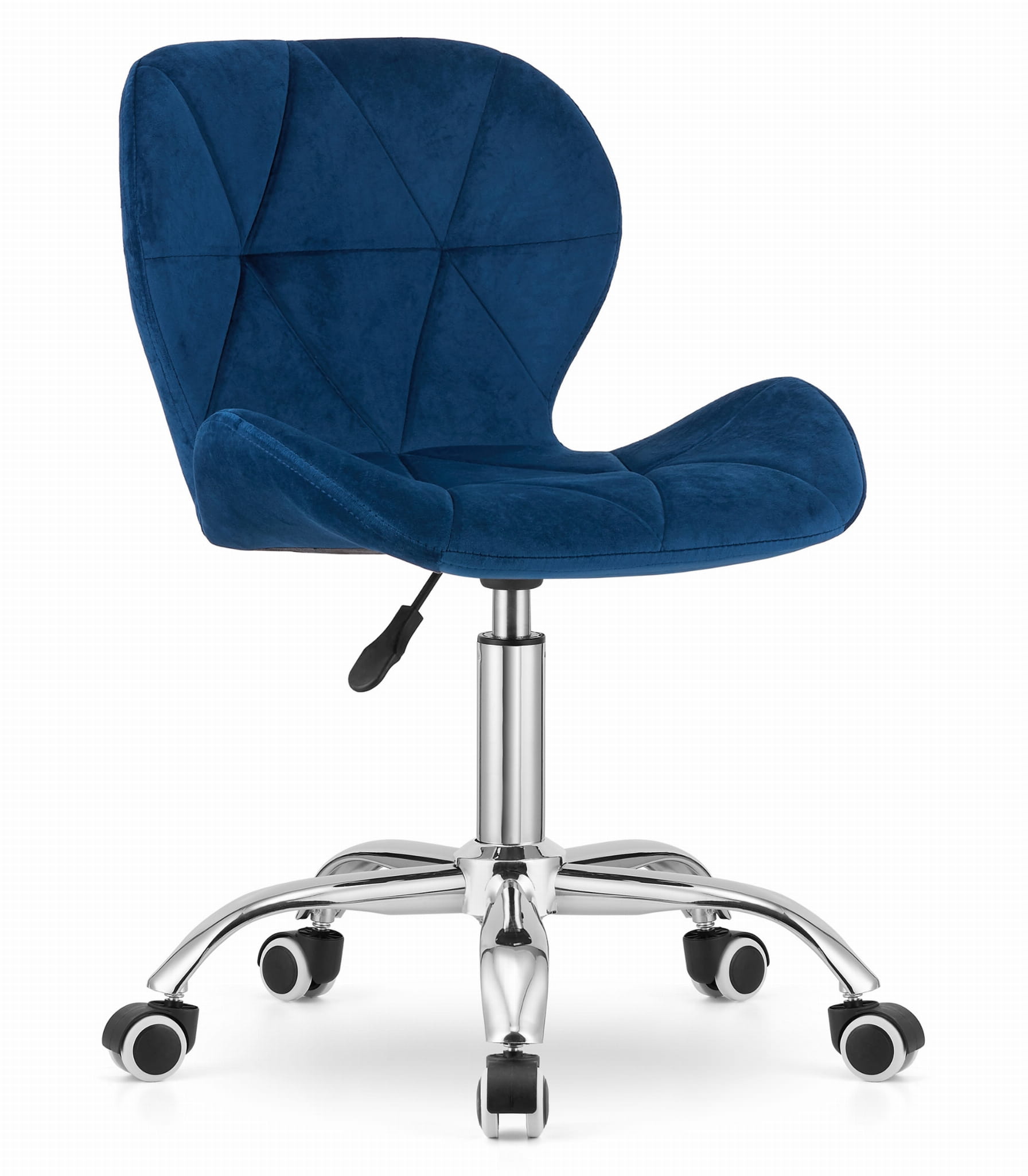 Drehstuhl AVOLA Samt in Navyblau