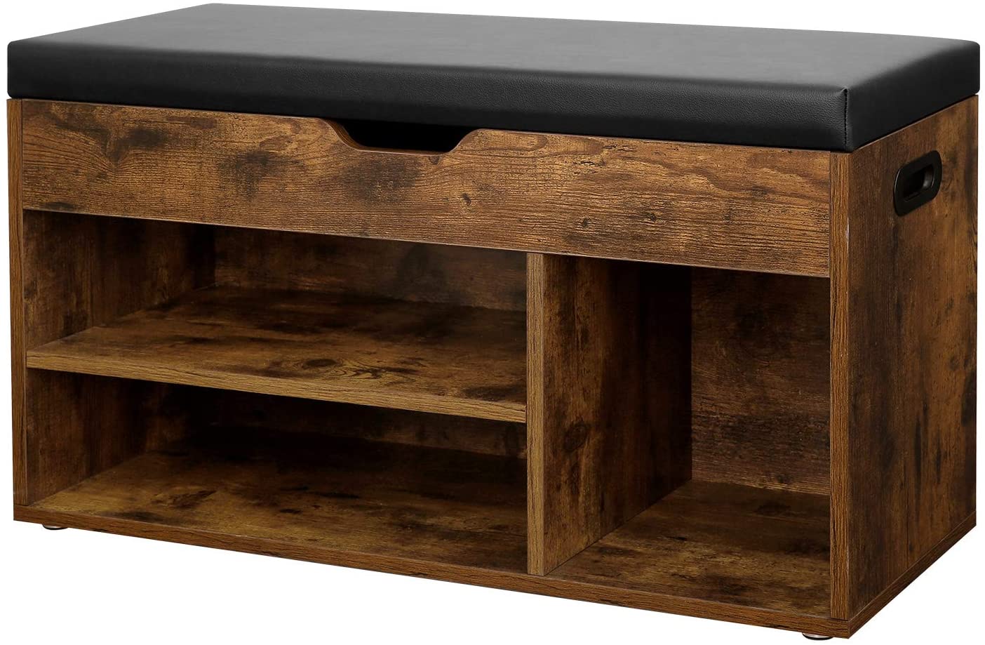 Schuhschrank mit Sitz LHS30BX in rustikalem Braun