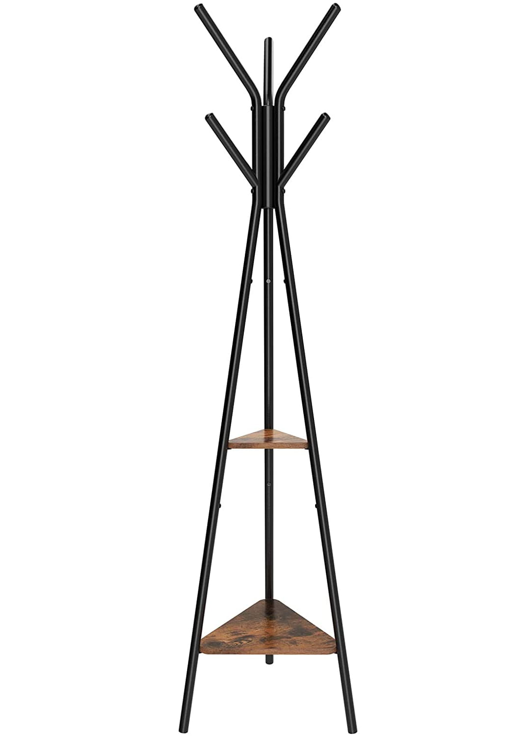Standgarderobe RCR16BX mit 6 Haken und 2 Böden