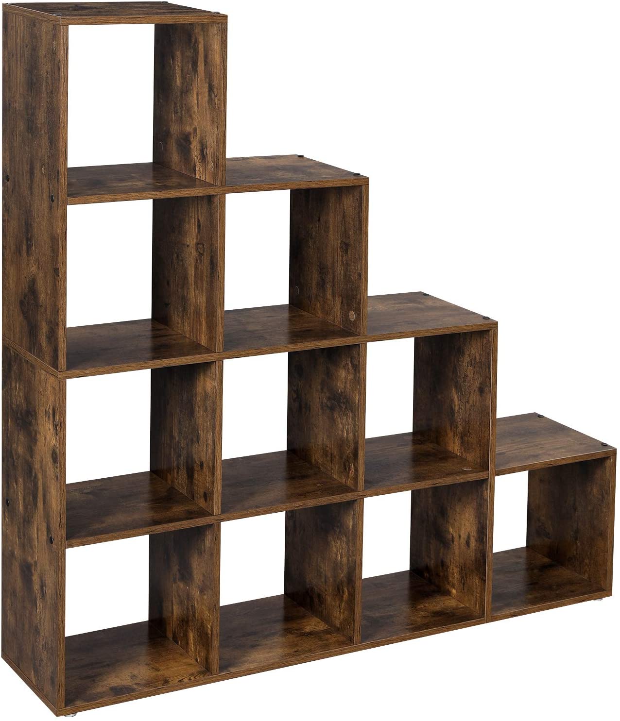 Treppenregal LBC10BX in rustikalem Braun
