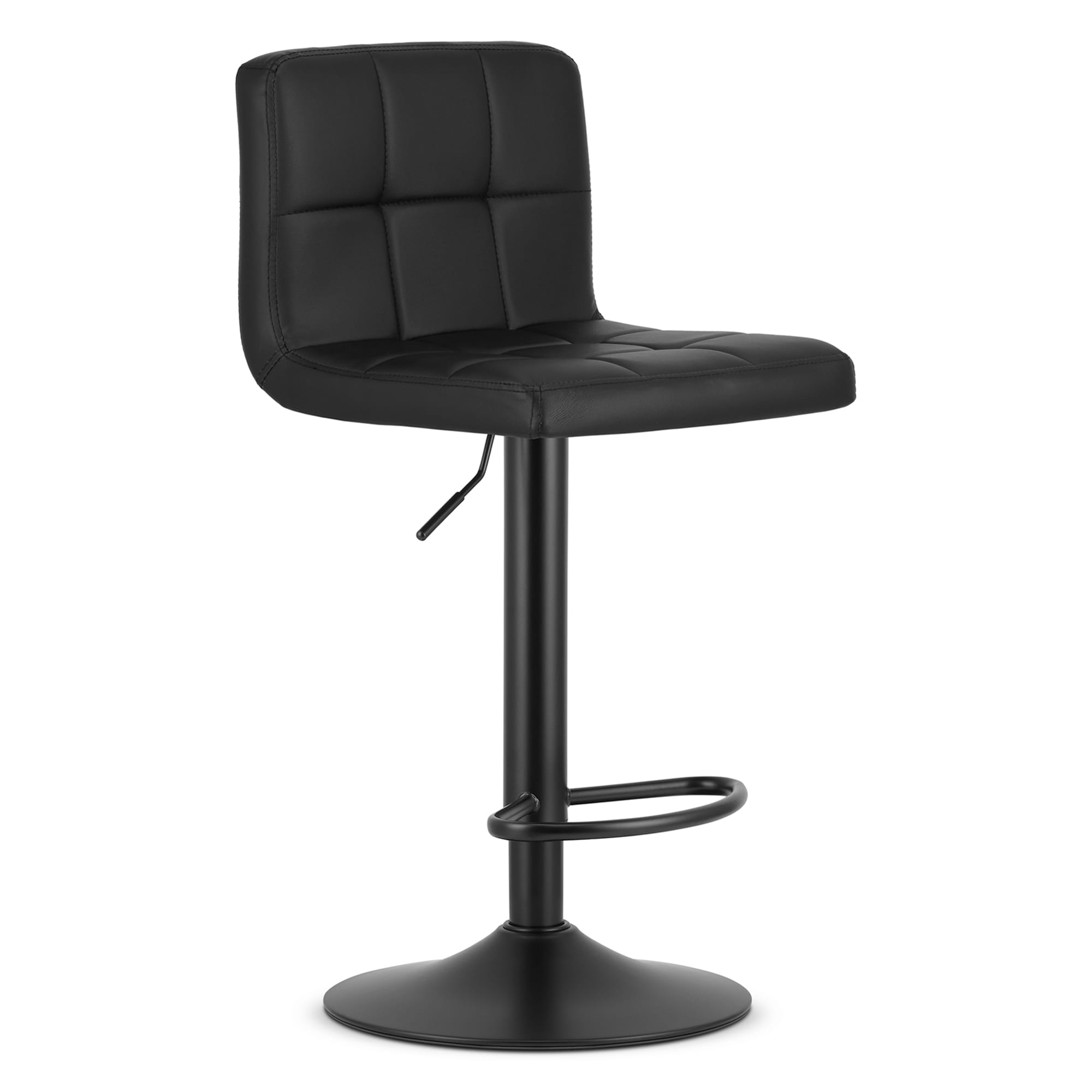 Barhocker PROT in Schwarz aus Kunstleder