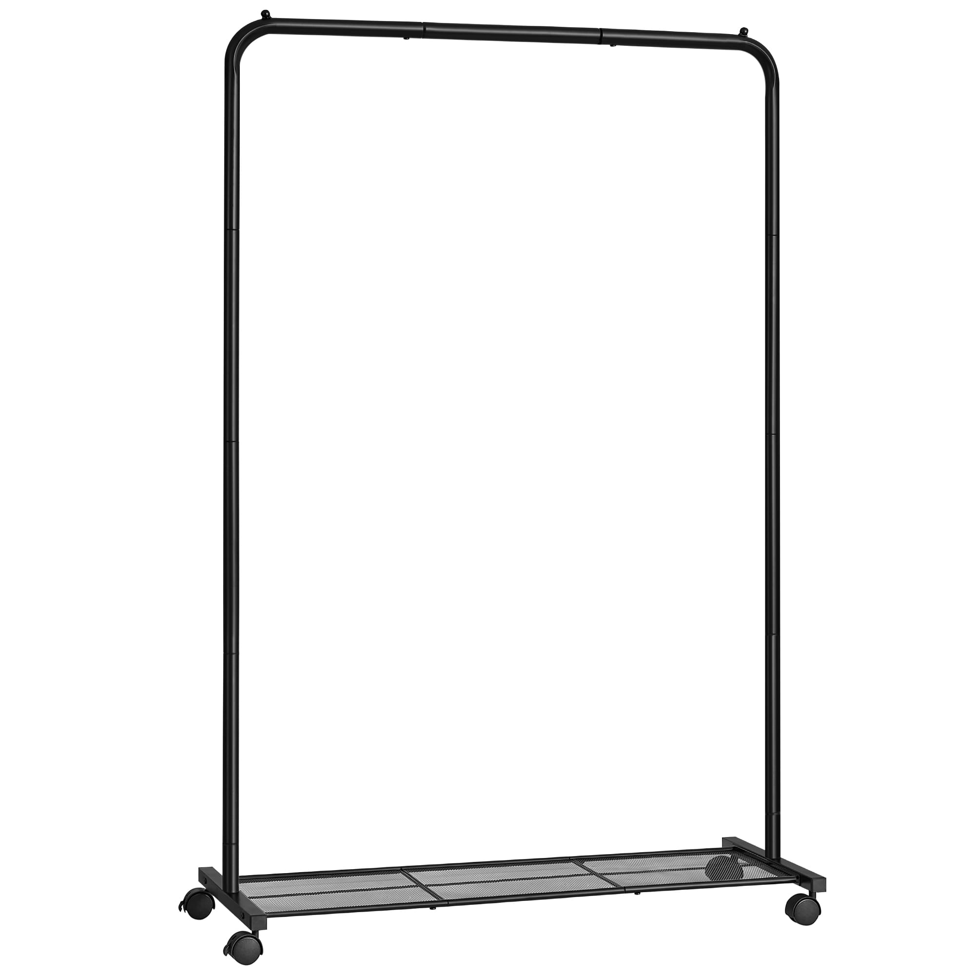 Standgarderobe HSR25BKV1 in Schwarz auf Rollen