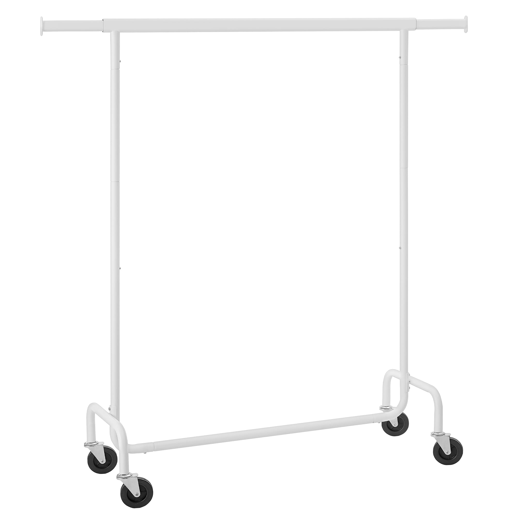 Standgarderobe HSR011W01V1 in Weiß auf Rollen