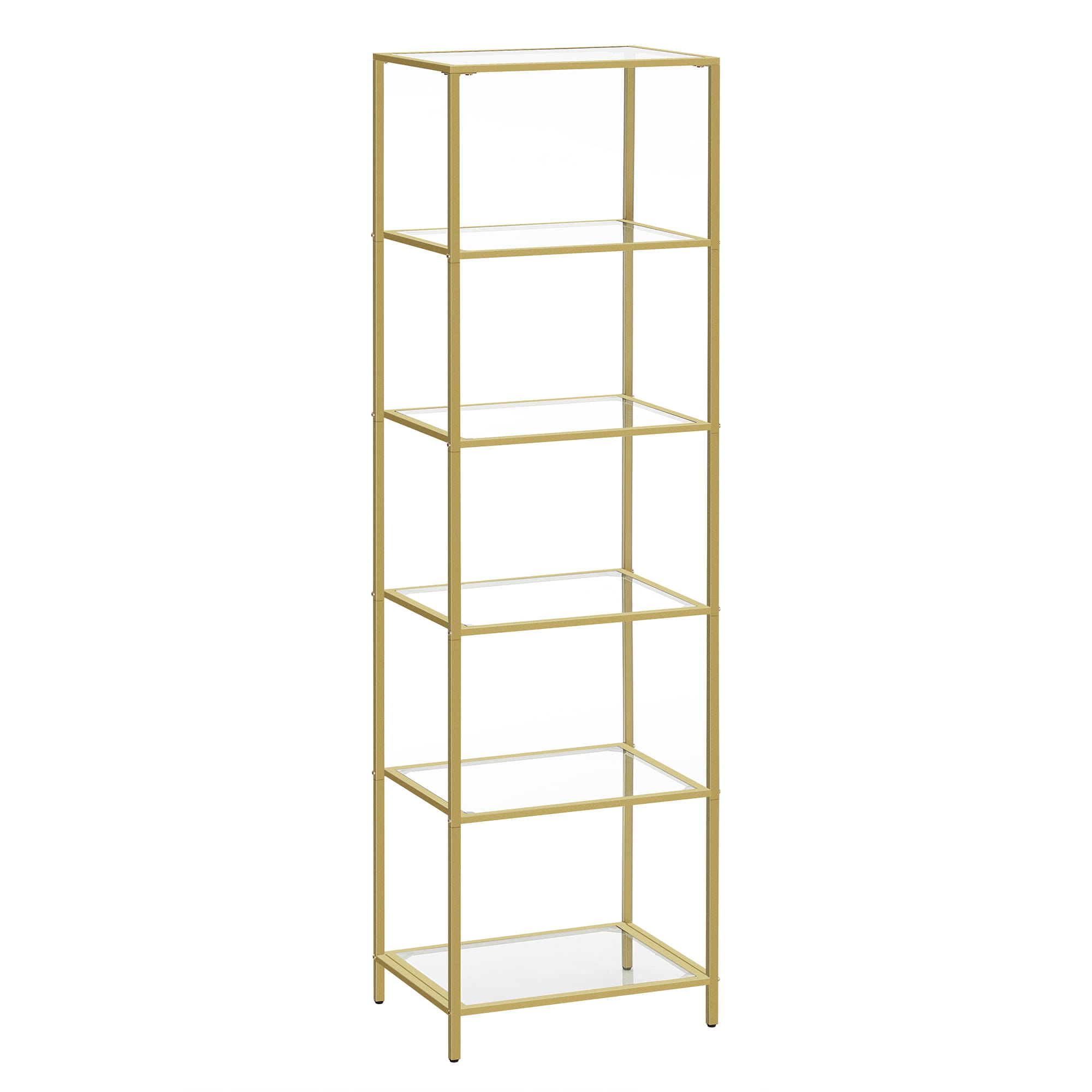 Glasregal LGT500A01 in Gold mit 6 Böden