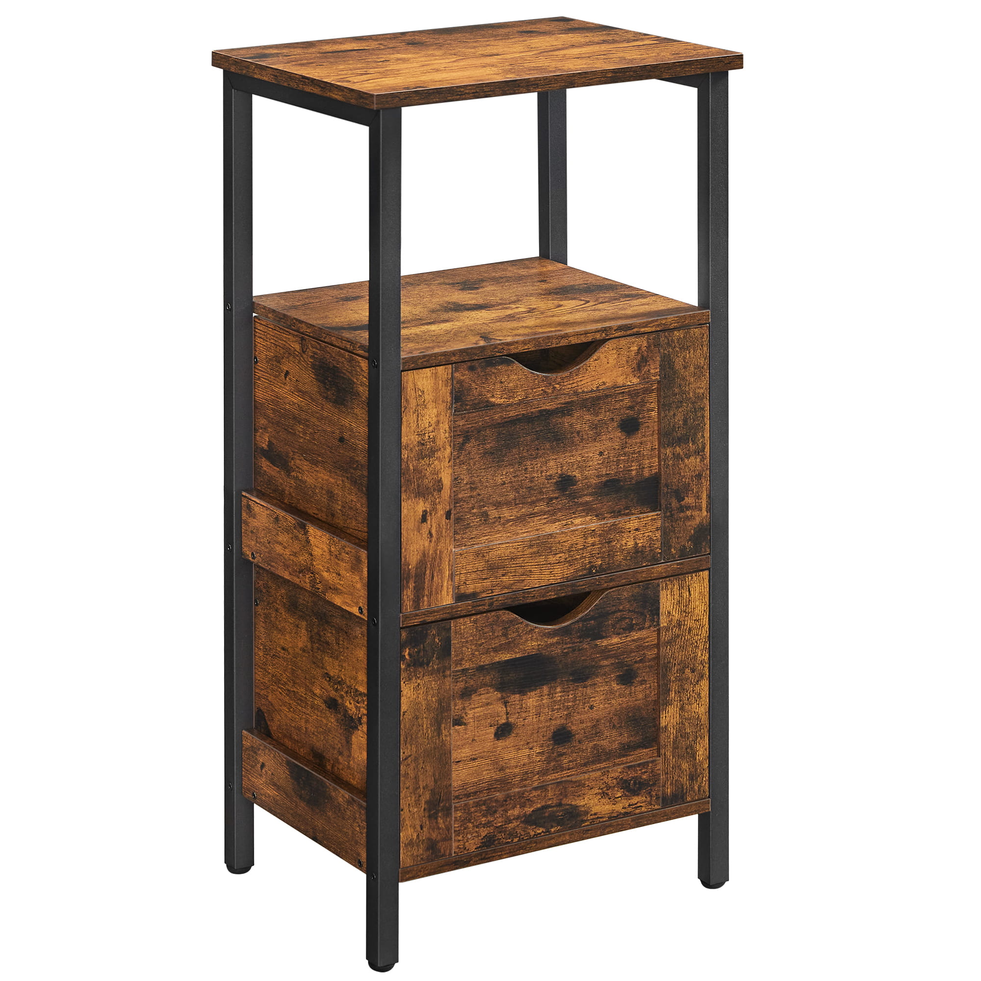 Badezimmerschrank BBK151B01 in rustikalem Braun