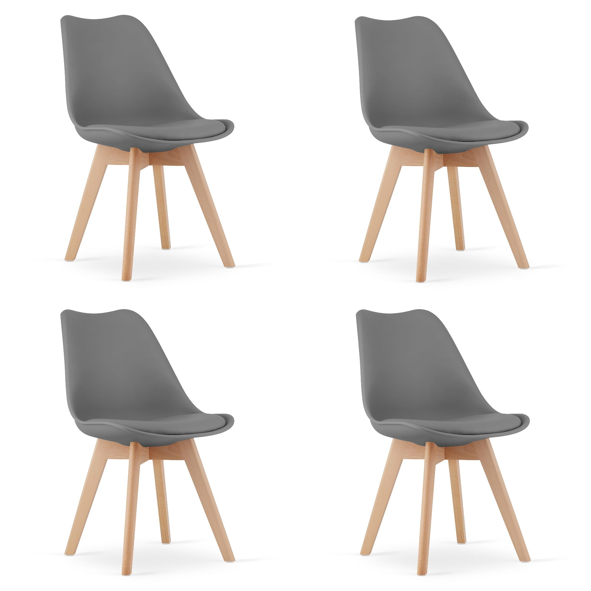 4er-Set Stuhl MARK in Grafit