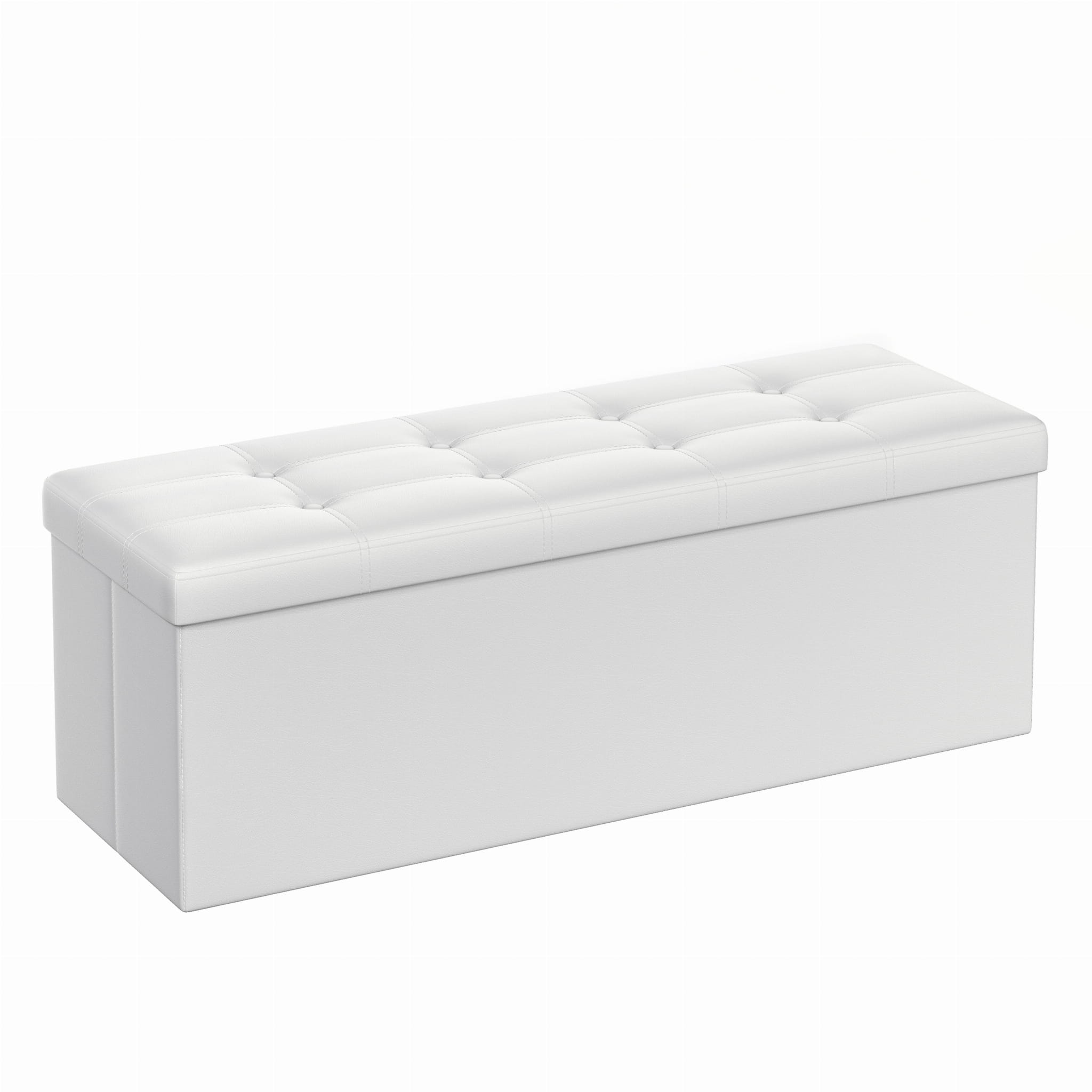 Sitzpouf mit Stauraum LSF702V1 in Weiß