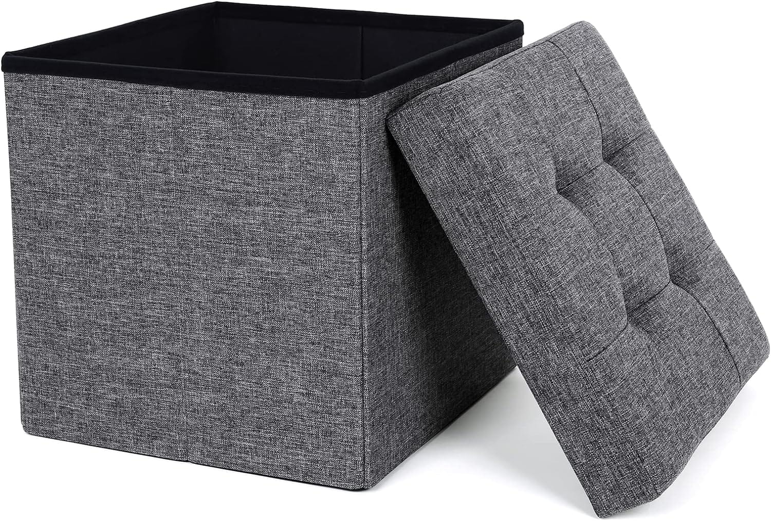 Sitzpouf mit Stauraum LSF27Z in Dunkelgrau