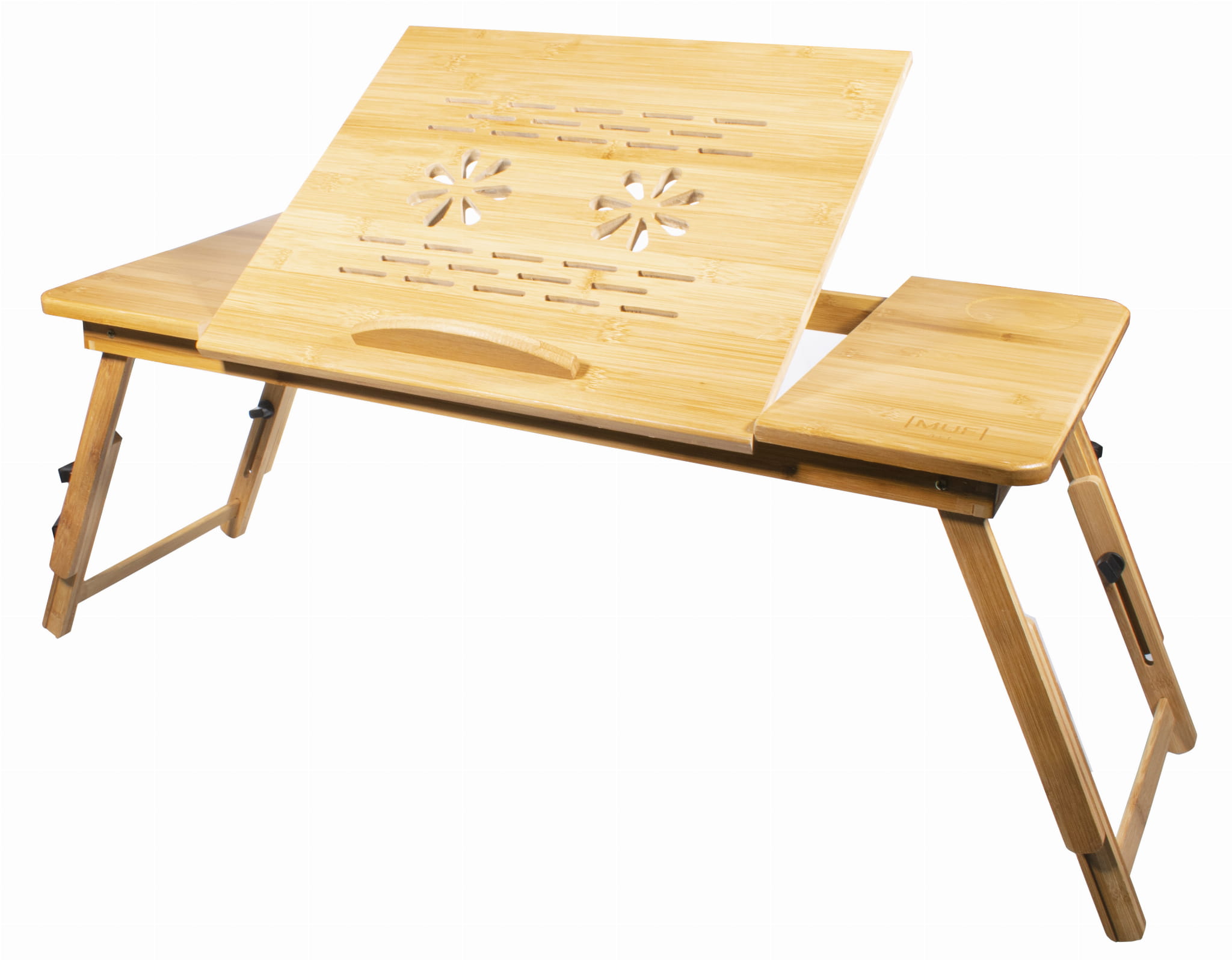 Laptoptisch XL aus Bambus, klappbar