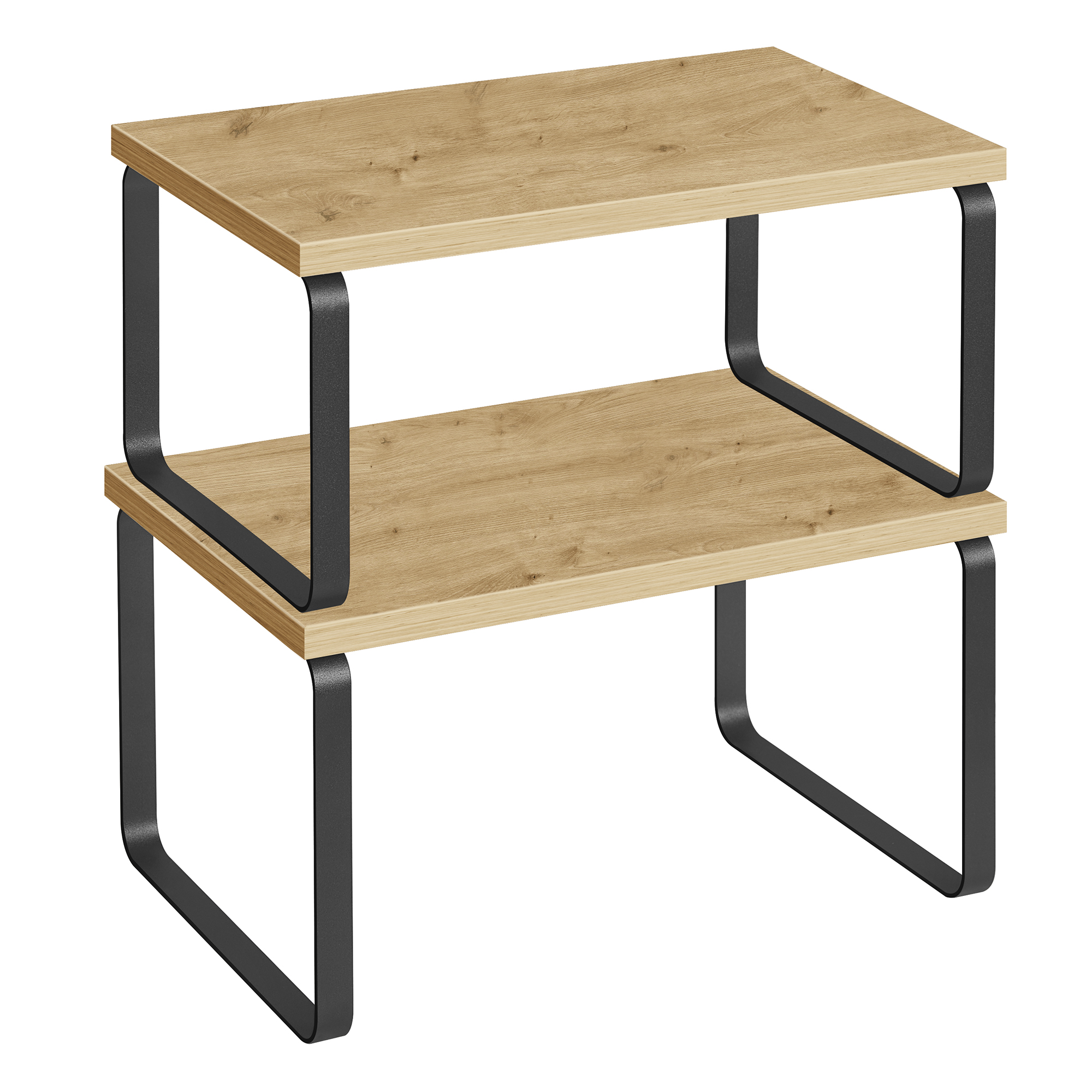Küchenregale 2er-Set KCS02B88 in Artisan-Eiche